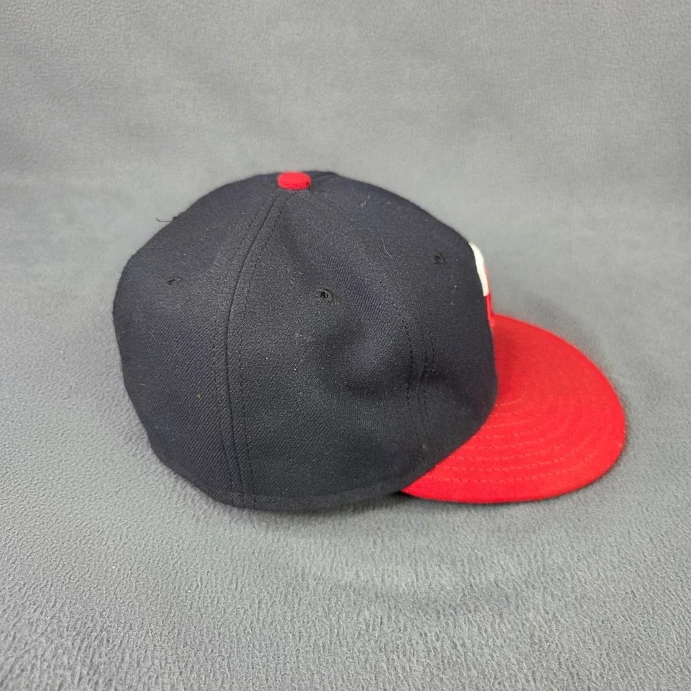 New Era 59FIFTY Minnesota Twins‎ Fitted Hat Two Tone Size 7 1/4 Cap Embroidered